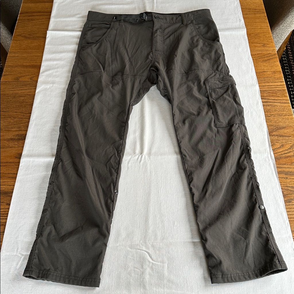 Prana Stretch Zion Slim Pant Gray 36/30